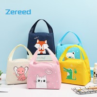 Portable Cartoon Cooler Lunch Bag Kids Women Travel Thermal Organizer Insulated Storage Bag Camping Hiking Lunch Picnic Bag