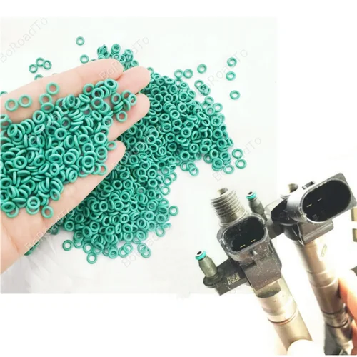 Kits de reparación de arandelas de anillos de goma de sello de válvula solenoide de inyector piezoeléctrico para Simens Bosch