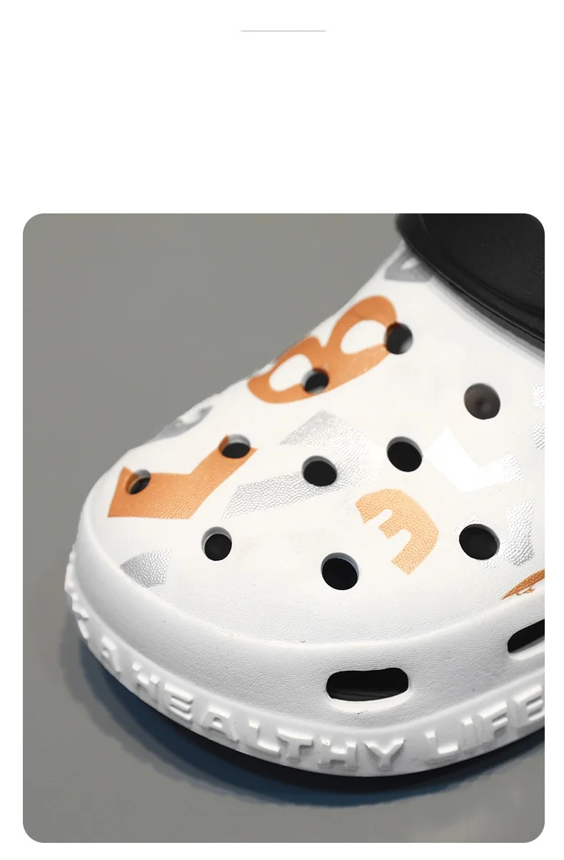 Summer Children's New EVA Beach Shoes Outdoor Wear Anti-Slip Hollow Out Sandals breathable Casual Men Lightweight slipper ﻿