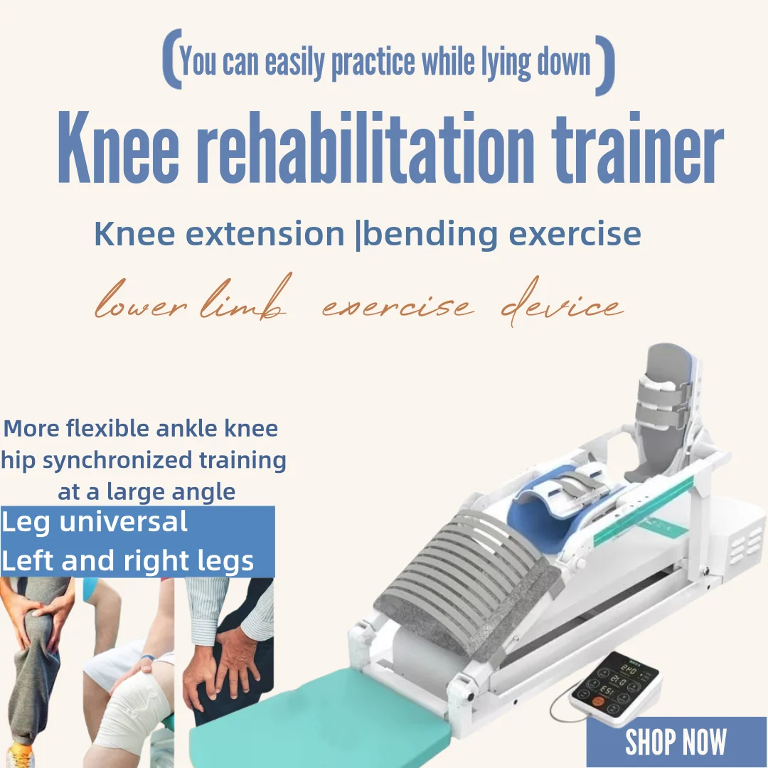 

2025 Knee rehabilitation trainer CPM machine Bending and straightening after knee and lower limb fracture home exercise electric