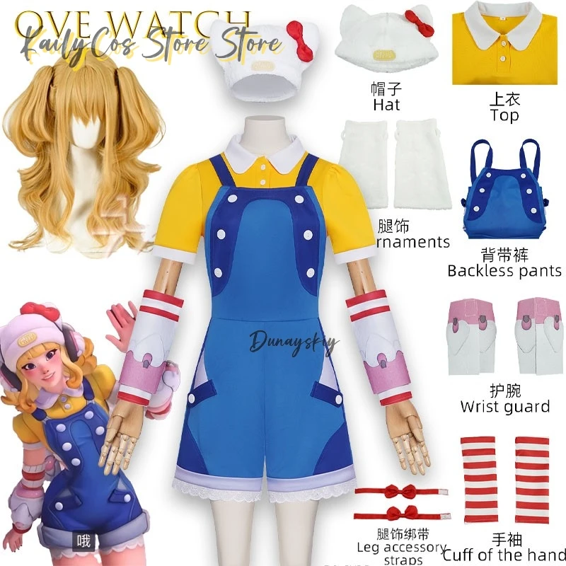 

Ove Watch Coslplay Costume Cute Overall Uniform High Quality Outfit Halloween Carnival Comic Con Anime Party Halloween Party Cos