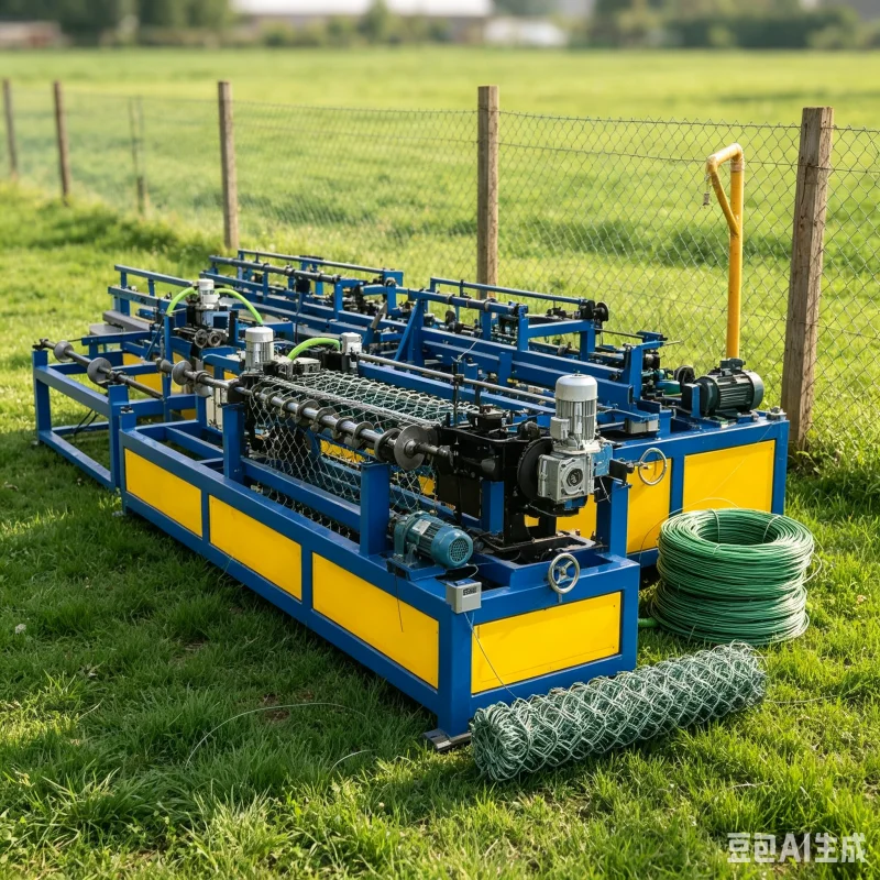 Commercial Grade Chain Link Fence Manufacturing Line For Airport Security Enclosure Prison High Security Grid Infrastructure