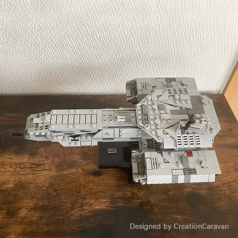 새로운 MOC BC-304 Daedalus 클래스 Battlecruiser 미디 스케일 빌딩 블록 키트 스타쉽 시리즈 DIY 벽돌 세트 모델 장난감 선물