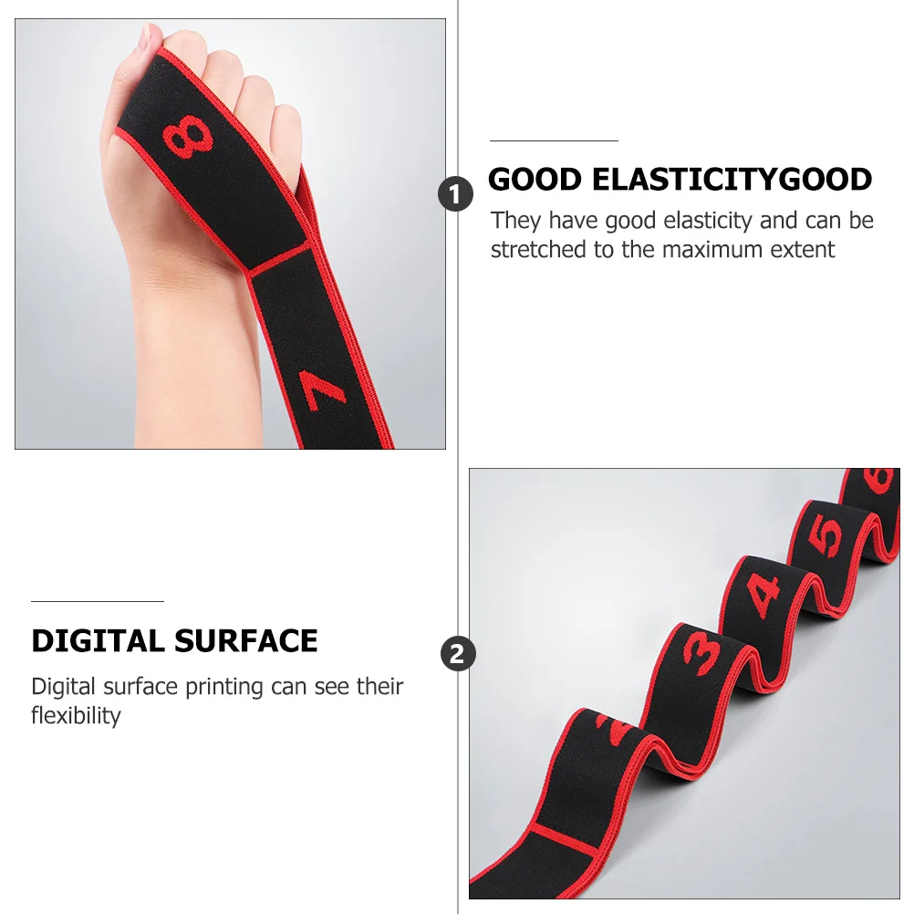 قطعتان من المطاط المتين لتمارين الجسم بالكامل، حزام اللياقة البدنية المحمول الممتد، معدات اللياقة البدنية #6