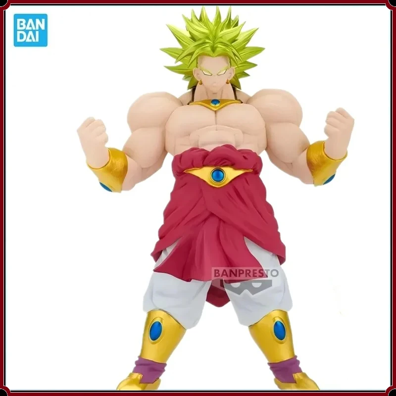Original Banpresto Anime-Figur Dragon Ball Z Super Saiya Broly Actionmodell PVC-Sammlungsspielzeug Blood Of Saiyans