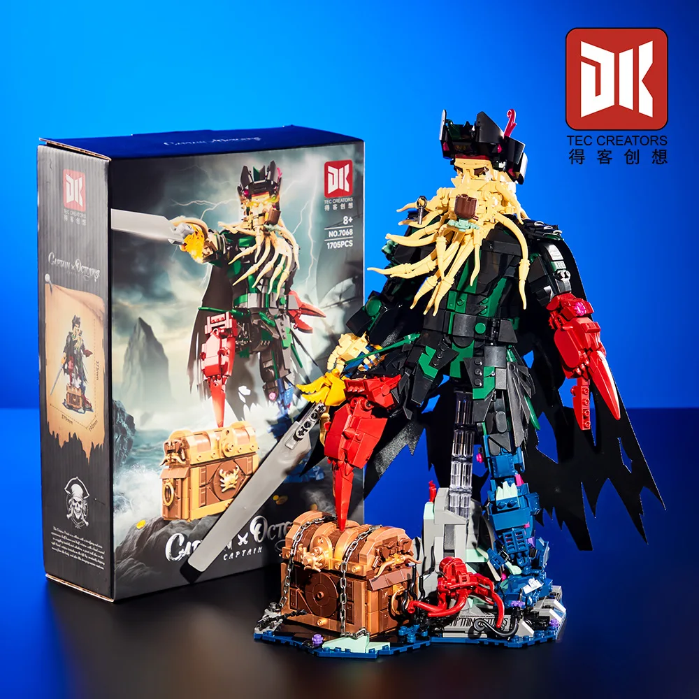 7068 Diepzee Kapitein Bouwset 1705 stks Beroemde Filmserie Collectible Model met Gedetailleerde Accessoires voor Kinderen DIY Gift