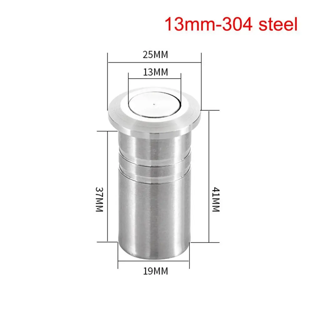 Durable Dust-proof Door Bolt Cover Stainless Steel Hardware Latch Cover Invisible with Accessories Door Latch Protection Door
