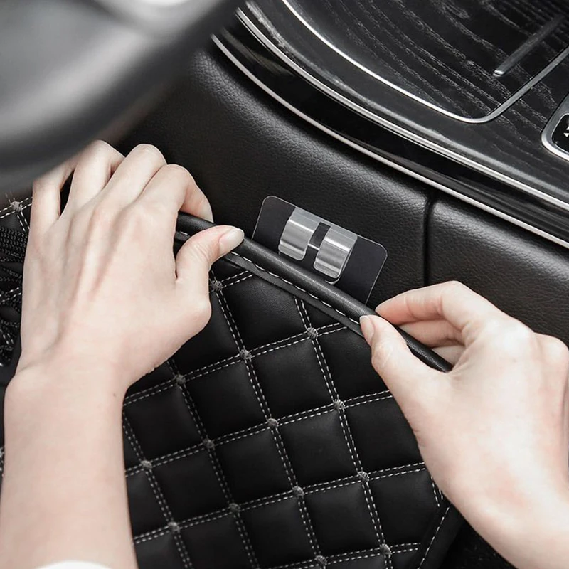10pcs Car Floor Mat Clips Universal Adhesive Hook Car Floor Mat Clips Reusable Multipurpose Car Mat Fixing Buckles Waterproof