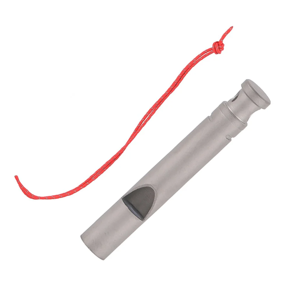 

High Frequency Survival Whistle Metal Camping Accessories Life-saving Outdoor Signal Whistles Portable Lanyard Emergency whistle
