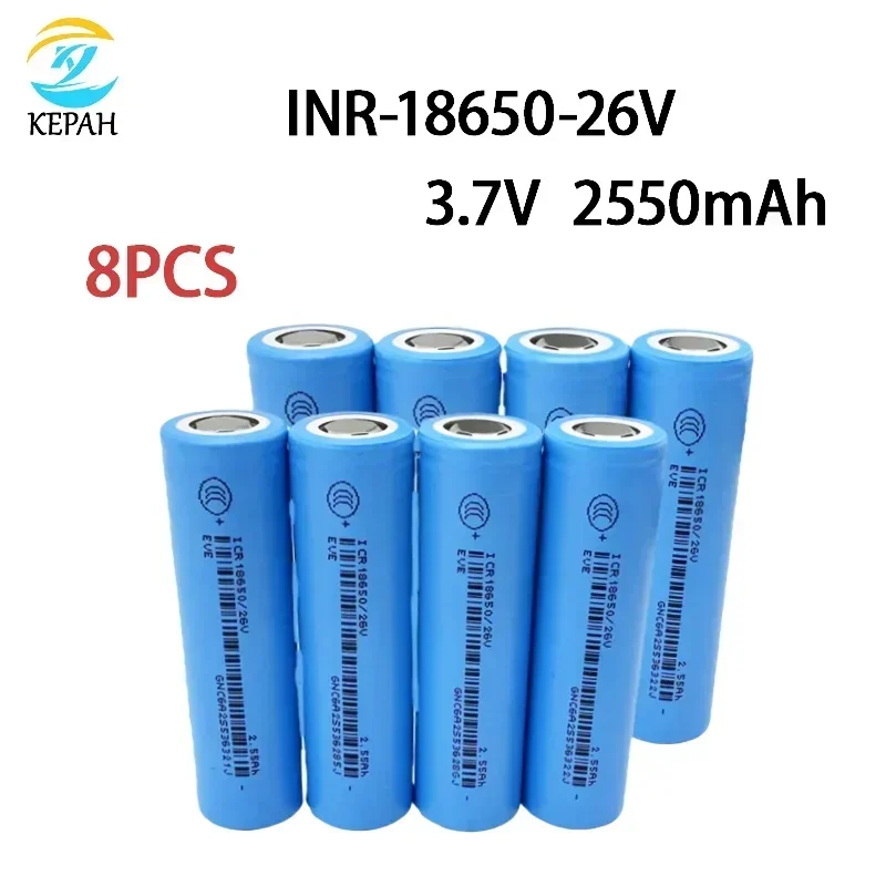 18650リチウム電池 |   3.6V 2550mAh、おもちゃの懐中電灯/電子機器と互換性あり