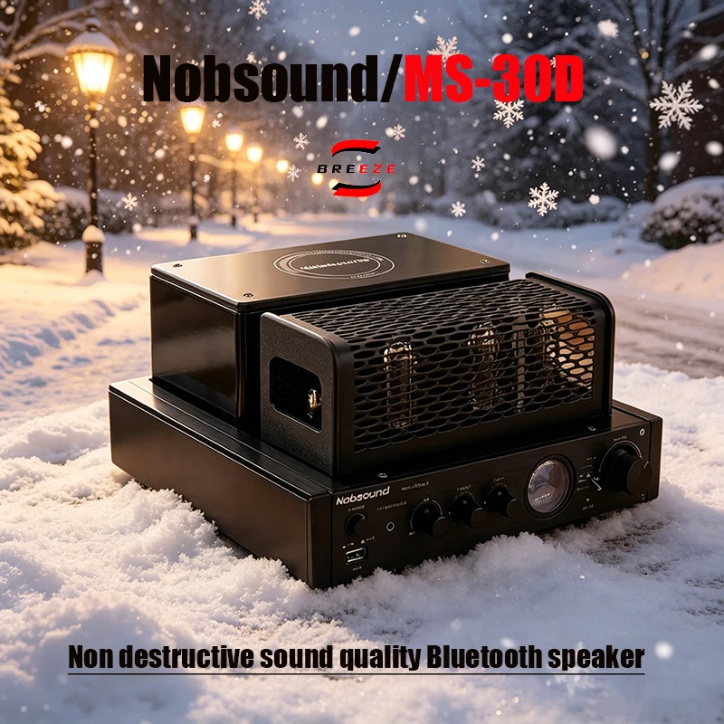 BREEZE 2027 New Upgrade Nobsound/ MS-30D Tube Amplifier Bluetooth hifi Gallbladder Amplifier Fever Level