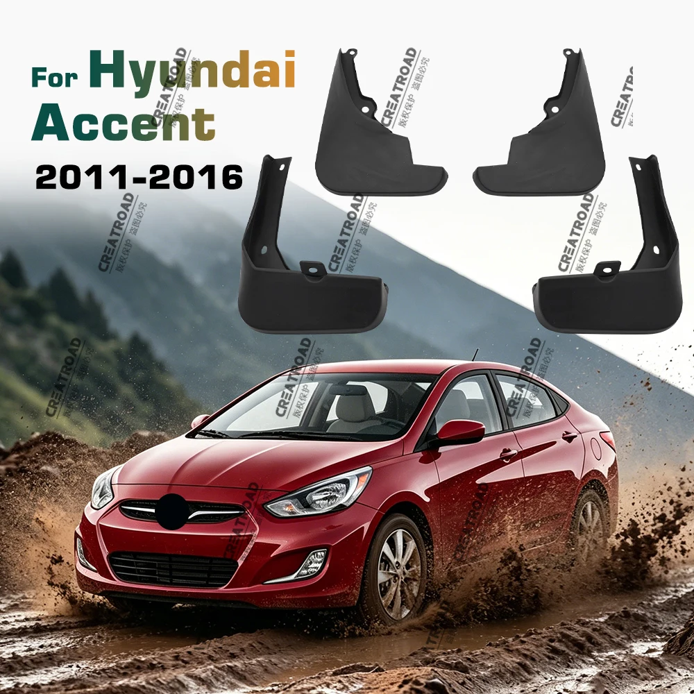 Für Hyundai Akzent Solaris 2011 2012 2013 2014 2016 Kotflügel Kotflügel Schmutz fänger Schutz Spritz klappe Kotflügel Autozubehör