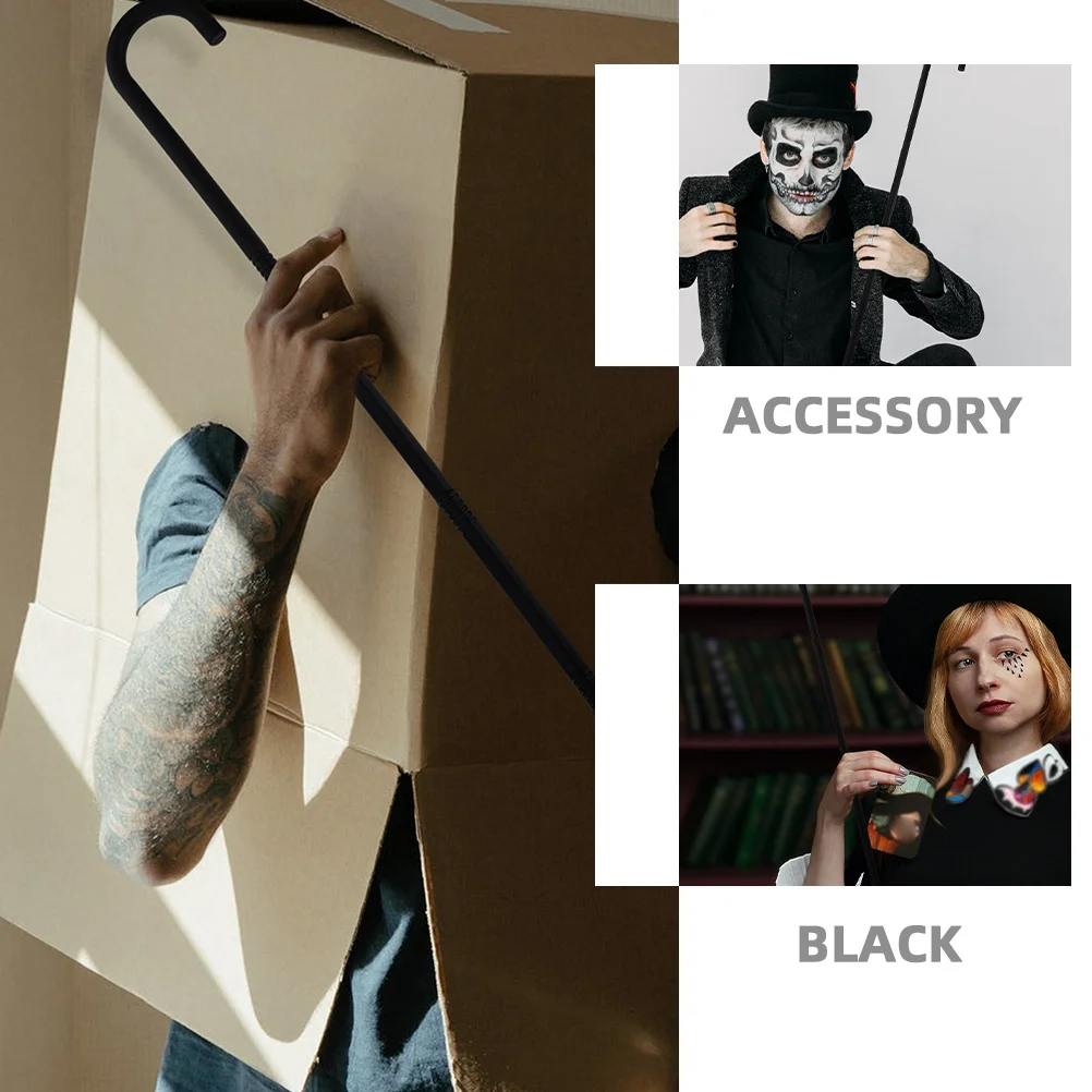 3 قطع من قصب الحفلات خفيف الوزن لأداء المسرح التنكرية، ديكور المسرح، عصا عصا قصب بلاستيكية مزخرفة #4