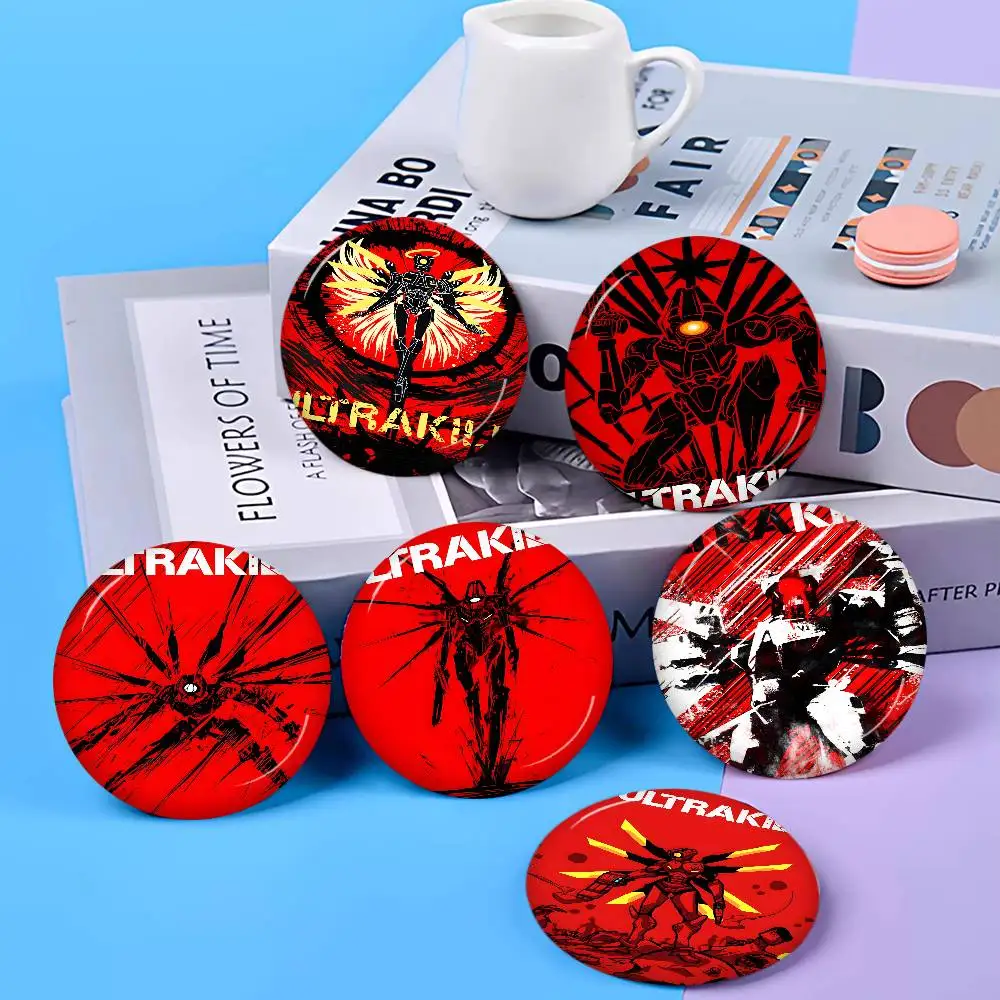 STEAM GAME U-ULTRAKILL 58mm Animals Funny Brooches Badge Backpack Clothes Gift Accessory
