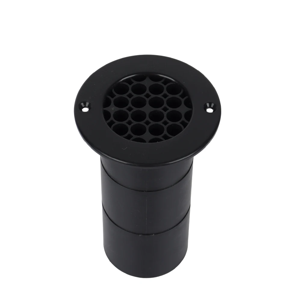 1PC Caravan Motorhome Gas Drop Out Round Floor Vent Black durable Campervan RV Camper Parts Accessories 75mm X 120mm