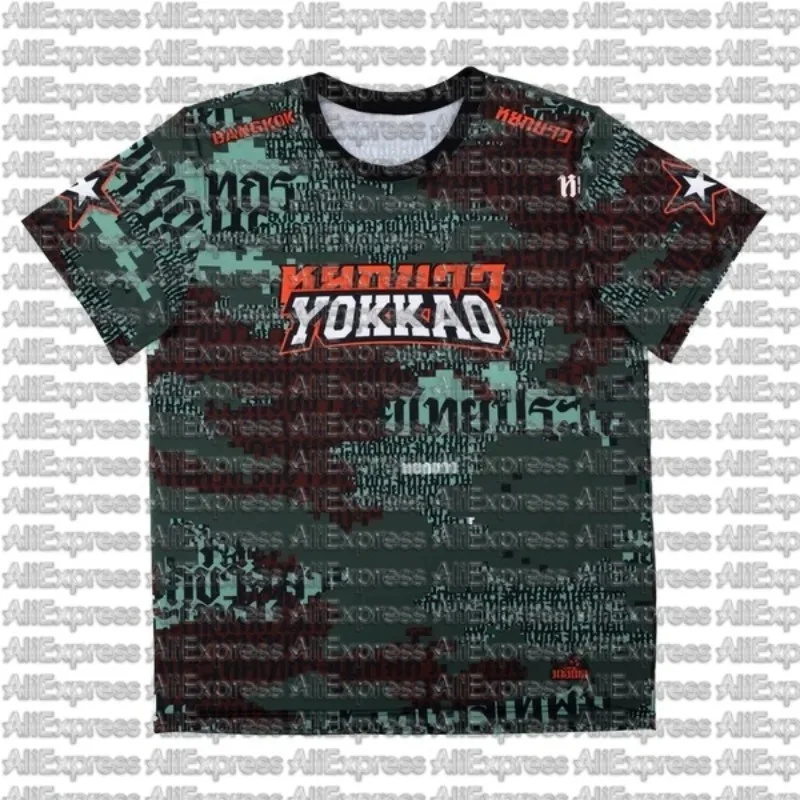 Camiseta Deportiva Casual de Moda YOKKAO para Verano 2026, Camiseta de Boxeo Personalizada de Manga Corta para Adultos y Niños