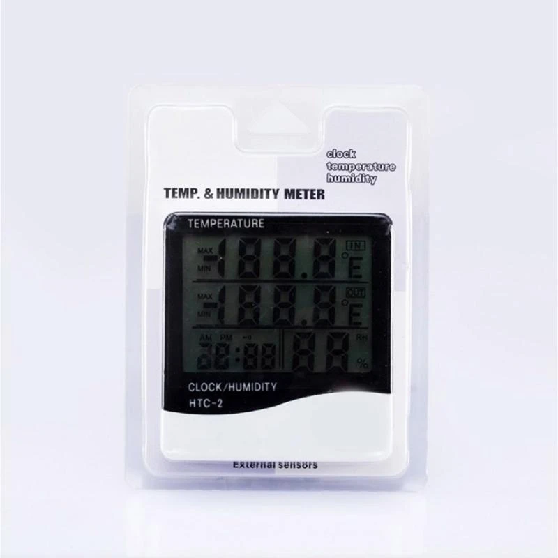 Area Digital Thermometers For Food Storage Reptiles Enclosures And Room Monitoring Accurate ±1°C Measurement Impact ABS A2BB