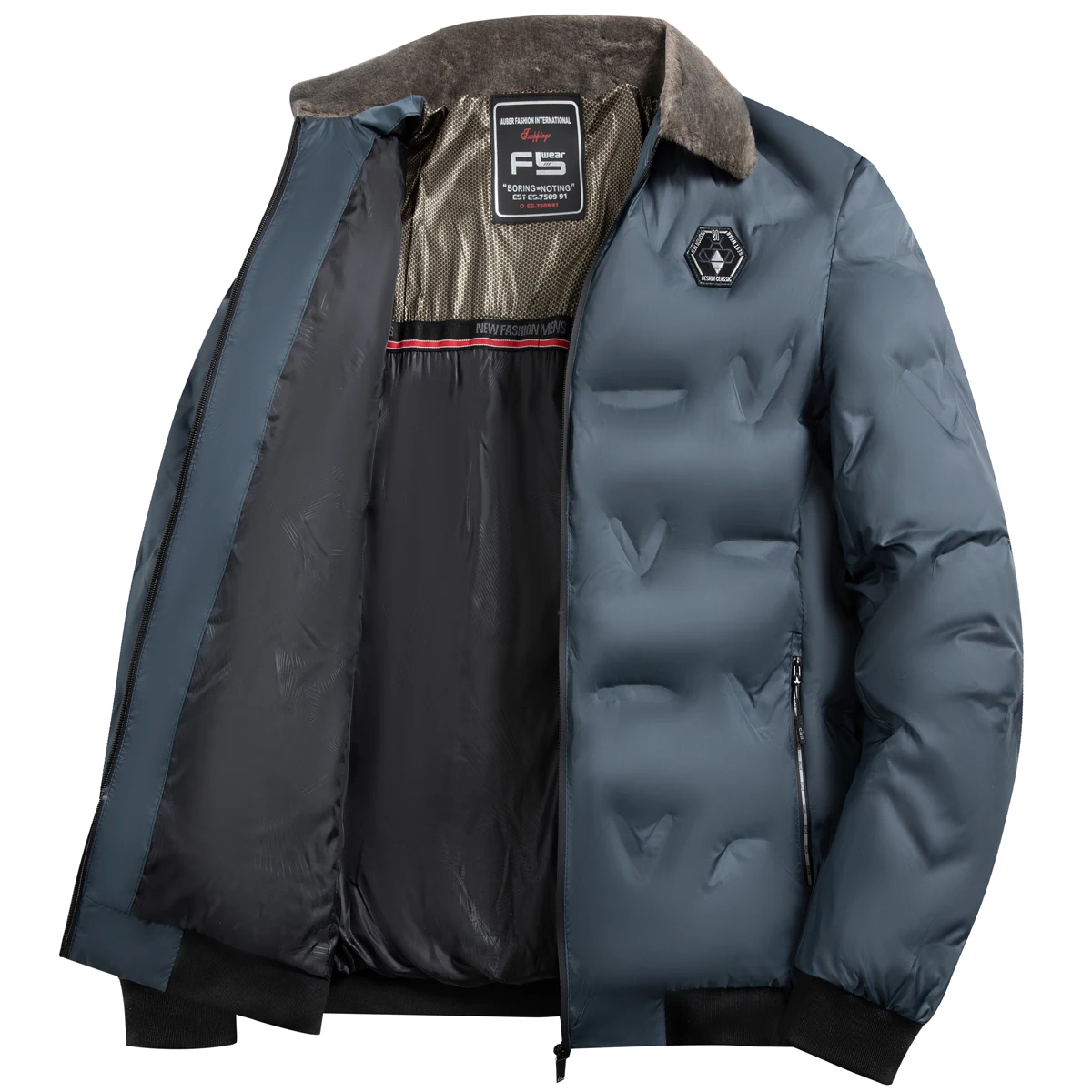 Men's Fashion Windbreaker Parka Coat Male Jacket Autumn Winter Overcoat Windproof Casual Warm Hombre New Streetwear Outdoors