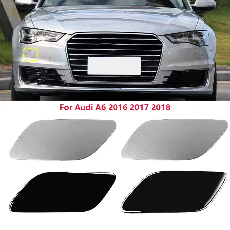 

For Audi A6 2016 2017 2018 Car Front Spray Nozzle Trim Shell Bumper Headlight Washer Nozzle Cap Cover