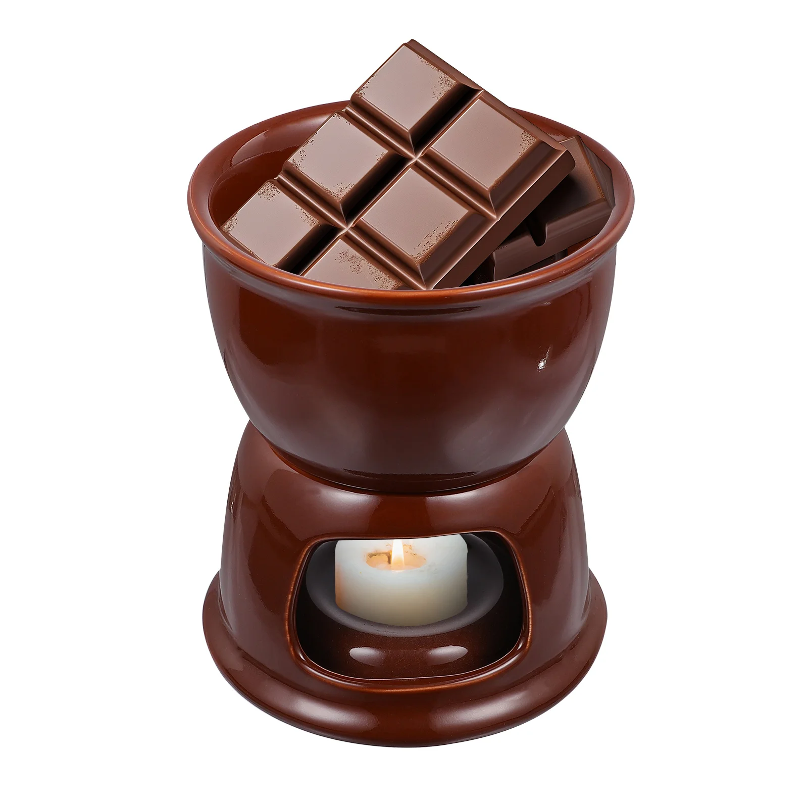 

1 комплект, плавильный котел для шоколада, керамический набор для фондю премиум-класса для масла, сыра, карамели, десертов, кухонный гаджет, идея подарка