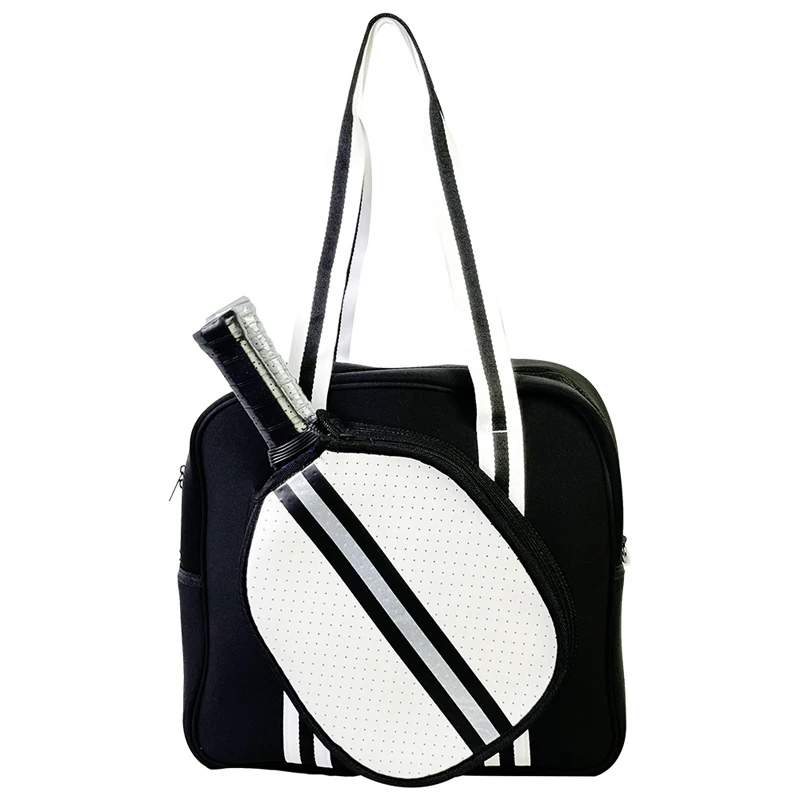 Women Neoprene Pickleball Bag Large Capacity Waterproof Portable Padel Tennis Bag Multi-functional Pickleball Racquet Handbags