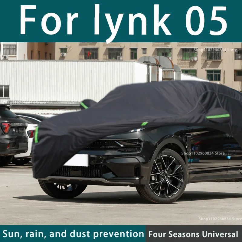 

Для Lynk 05 210T полное покрытие для автомобиля уличная Защита от УФ Солнца пыли дождя снега защитный чехол для автомобиля черный чехол для автомобиля