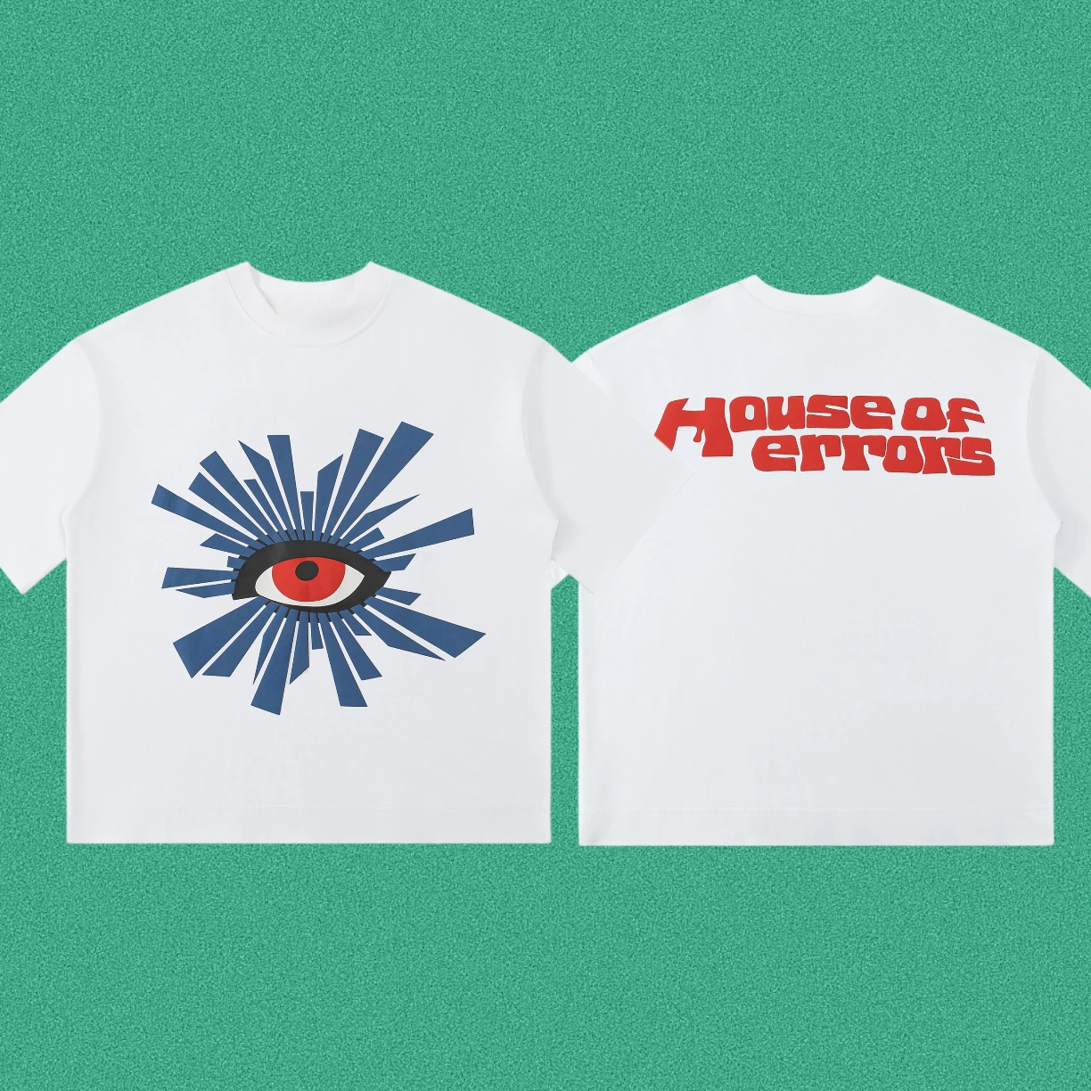 Hot House 2026 Errors Ins American Streetwear Loose T-shirt Graphic Printing High-end Luxury Unisex Style Both of Men and Women