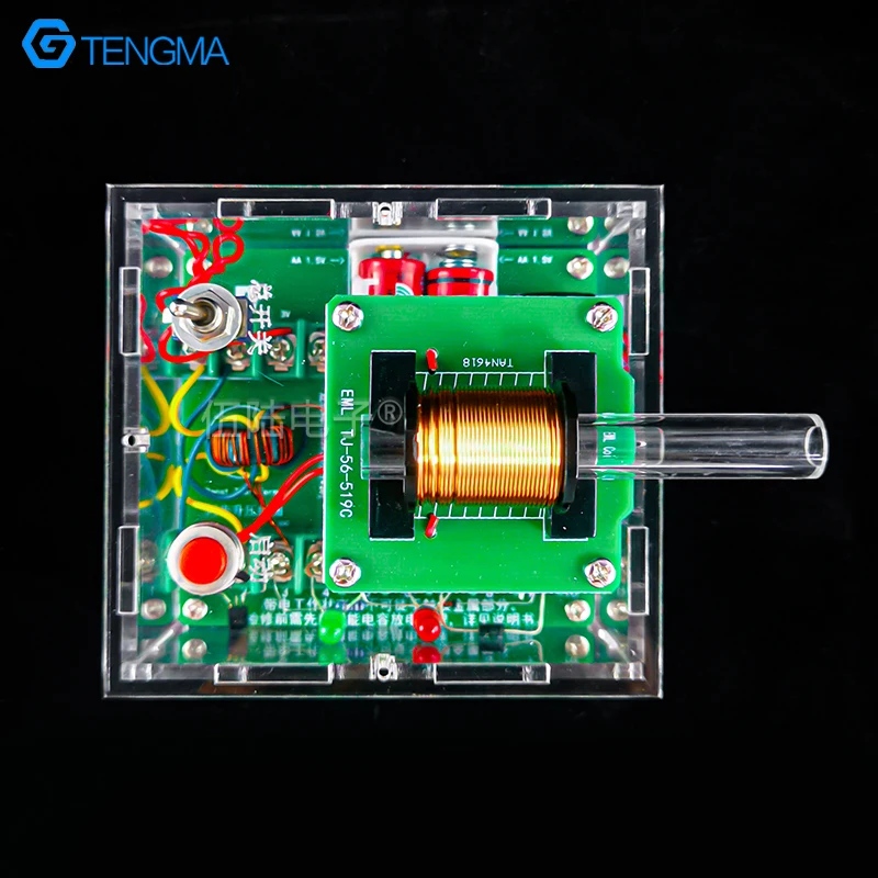 Electromagnetic Launch Shooting Game Boost Converter Module Analog Transmitter DIY Electronic Kit Welding Practice Kit