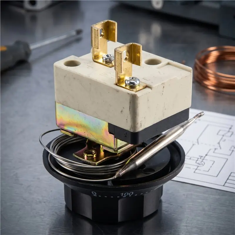 2026 New Temperature Control Switch Electric Oven Thermostat 50-300 Degree Celsius Rotary Controller