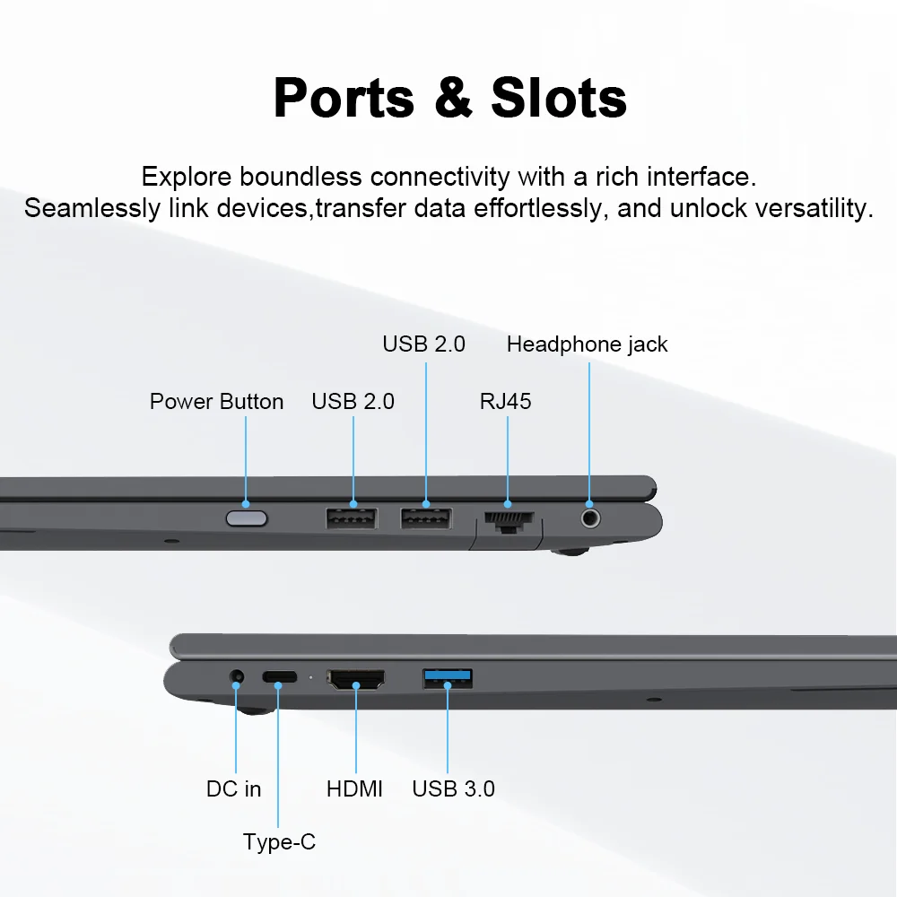 Ninkear YBOOK15 Laptop AMD Ryzen 3 3200U 15.6 Inch 360° Flip FHD IPS 1920*1080 Touchscreen 16G+512GB Backlit Keyboard Windows 11