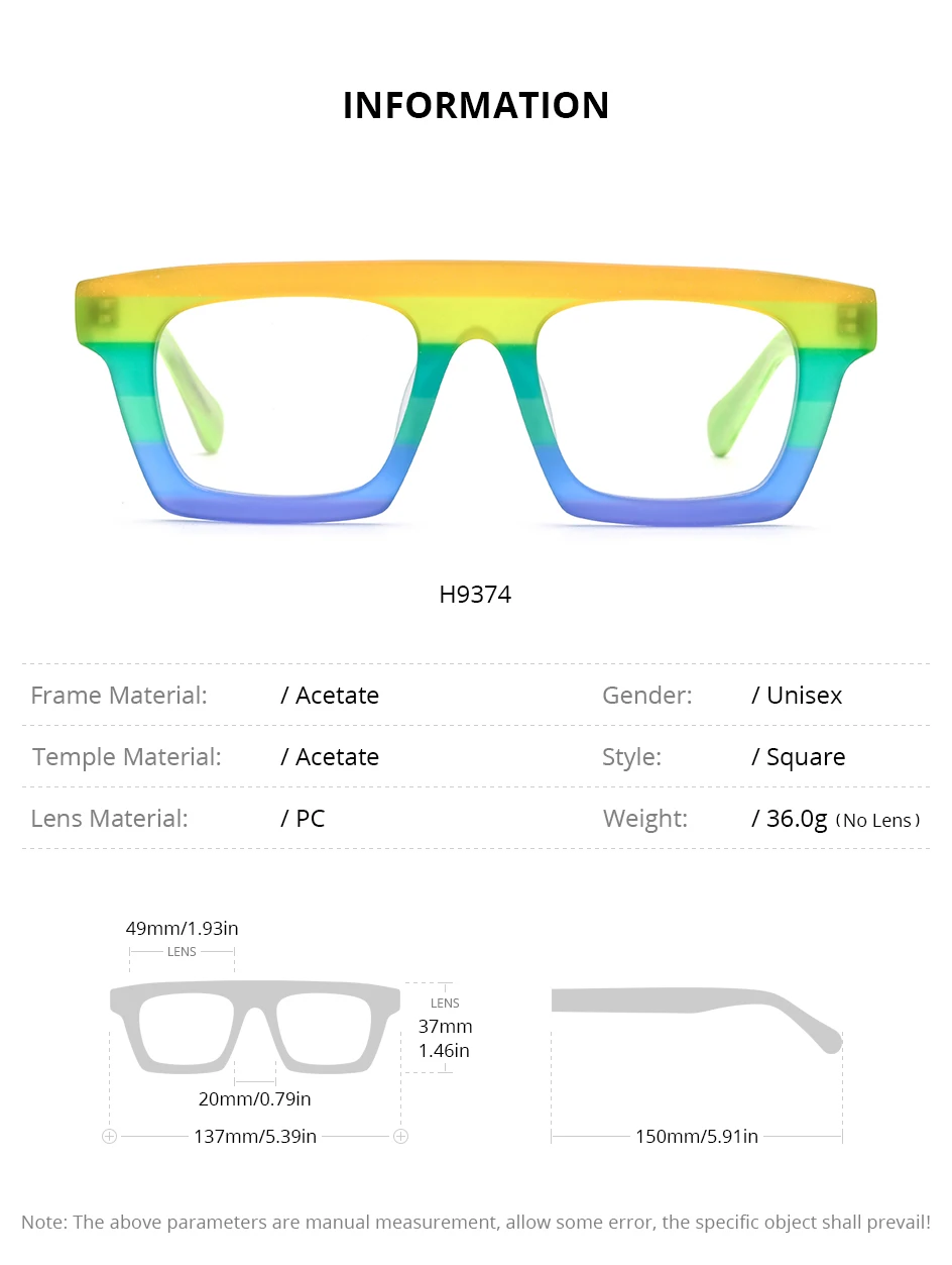 HEPIDEM Acetat Brille Männer Marke Designer Oversize Große Größe Brillen Rahmen Japanische Handgemachte Brille Männer Dicke Brillen 9374 – Detail 31