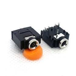 100PCS PJ-307 PJ307 3.5mm Stereo Jack Socket Audio Jack Connector PCB Horizontal plug-in 5PIN stereo audio interface RHOS 2.0