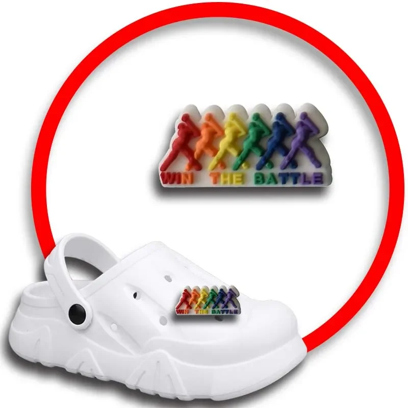 

Baseball Shoe Charms for Crocs Sandals Women Clogs Pins Shoe Decorations Accessory Men Badges Boys Girls Kids Shoes Accessories