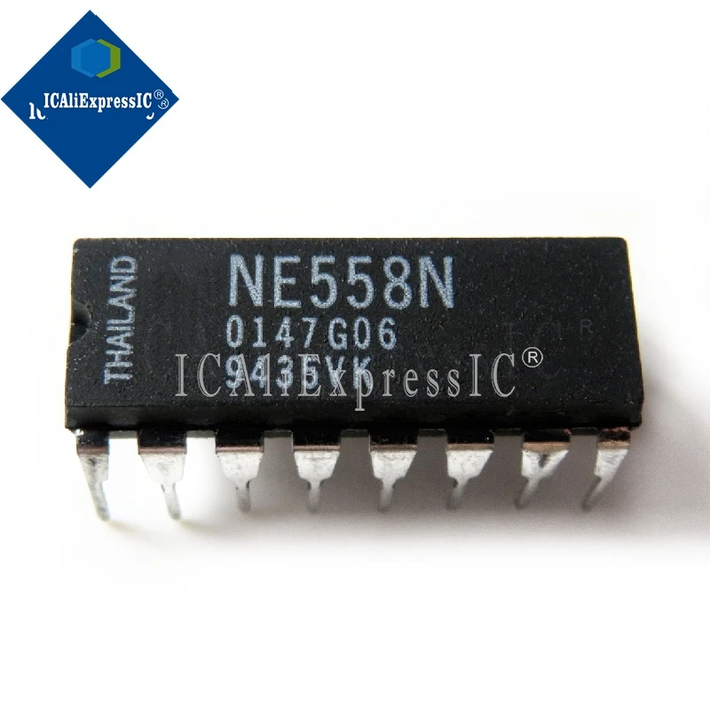 5pcs/lot NE558N NE558 DIP-16 In Stock
