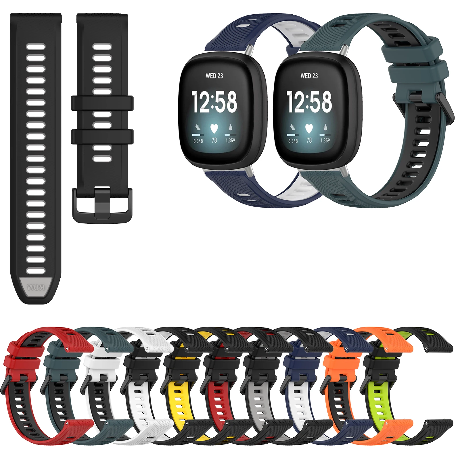 

Мягкий силиконовый ремешок 18 20 22 мм для Garmin Venu3 Venu2 Venu3s Vivoactive 3 4 5 6 3S 4S 40 мм 45 мм спортивный браслет vivomove HR