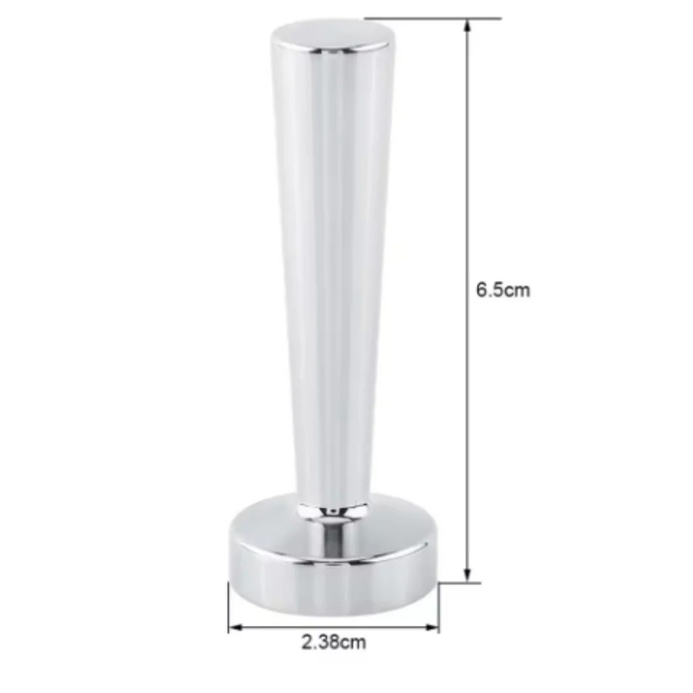 High-Density Stainless Steel Coffee Tamper for Uniform Ground Compression and Operational Use with Capsule Coffee Equipment