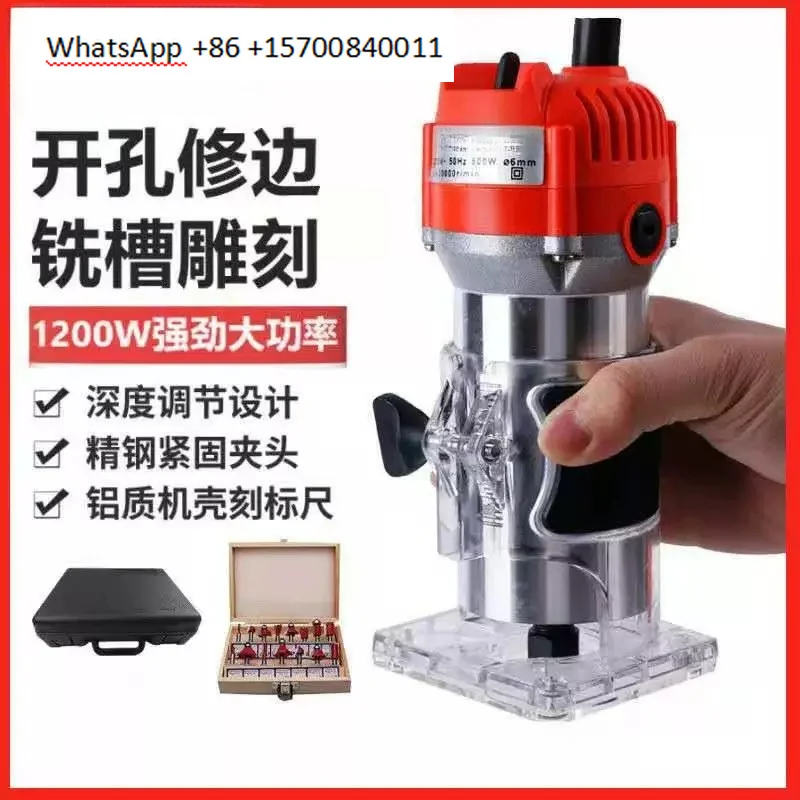 Special multi-function power tool aluminum-plastic plate slotting and chamfering process engraving DIY making machine