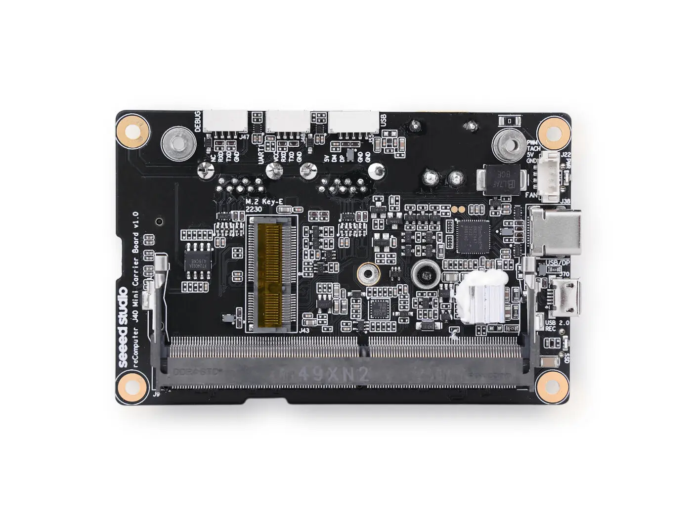 reComputer Mini Carrier Board for NVIDIA Jetson Orin NX Nano, Compact & Feature-Rich Sensors for Edge AI Robotics UAV UGV Drones