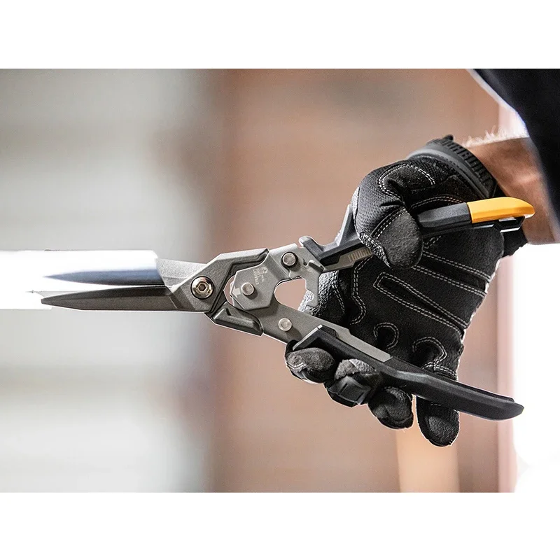 Imagem -03 - Toughbuilt Tb-h460-sl Sol Tb-h4-60-r l Corte Aviation Snips Direita Esquerda Reta Longa Reta Offconjunto Ferramentas Manuais Longas