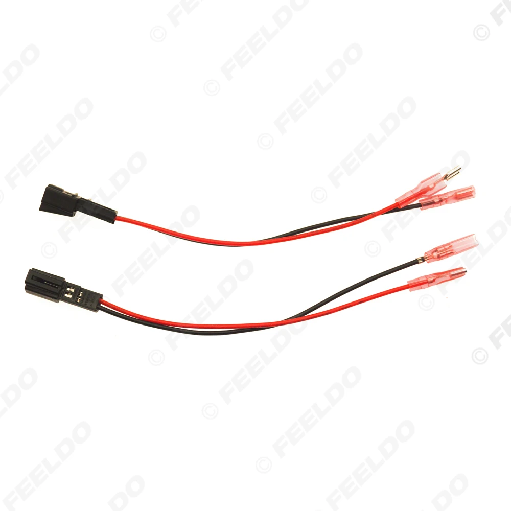 

Car 2Pin Stereo Speaker Wire Harness Adaptors For Audi Auto Speaker Replacement Connection Wiring Plug Cables