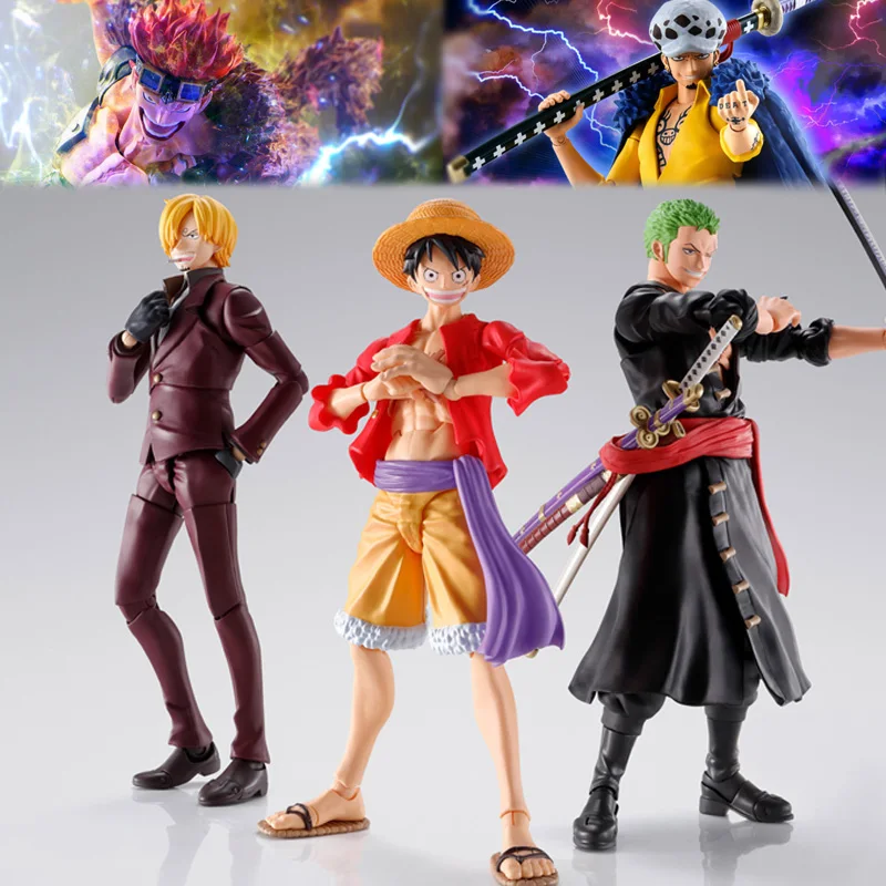 

Bandai S.H.Figuarts One Piece The Raid On Onigashima Фигурка Monkey D Luffy Eustass Kid Roronoa Zoro Law Sanji SHF Фигурки