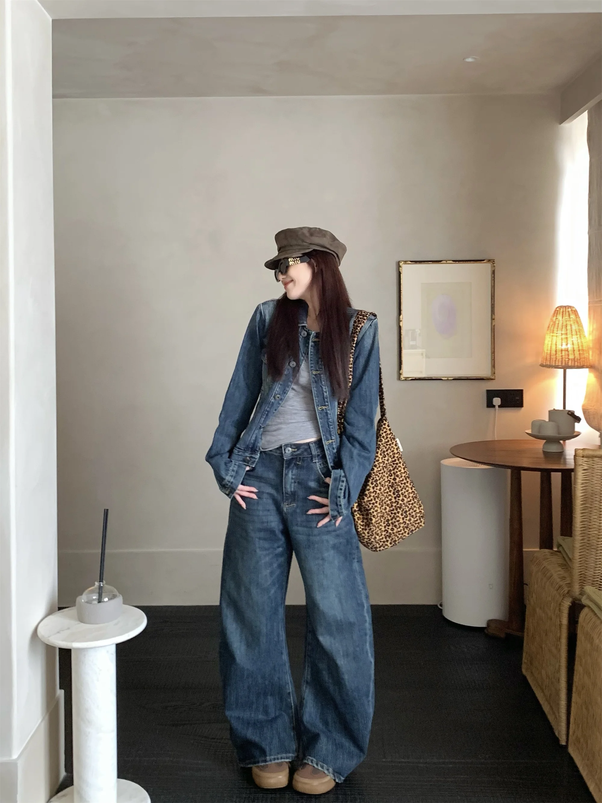 เสื้อโค้ทเดนิมลายดอกไม้สีชมพูส - Sherpa Coat Women บทวิจารณ์และราคา