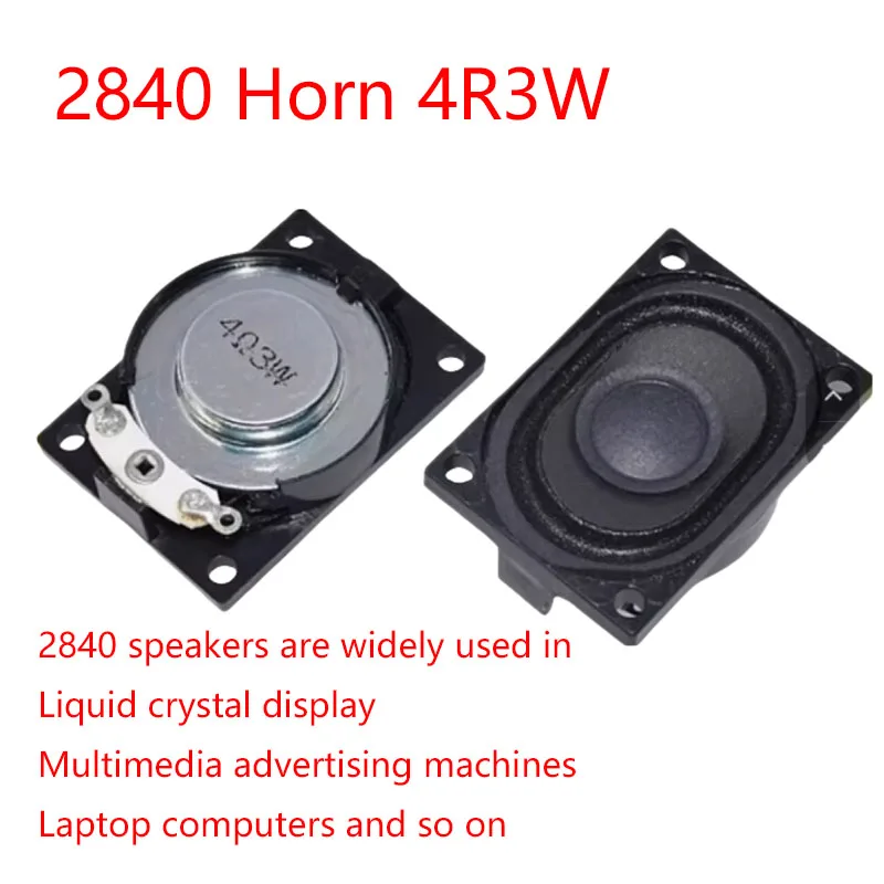 

2PCS/LOT Computer/Monitor Speaker Horn 4R3W 4028 2840 40*28MM Loud Volume