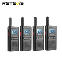 Retevis RB628 Mini Walkie Talkie Rechargeable Walkie-Talkie 2 pcs included PMR446 Long Range Portable Two-way Radios For Hunting