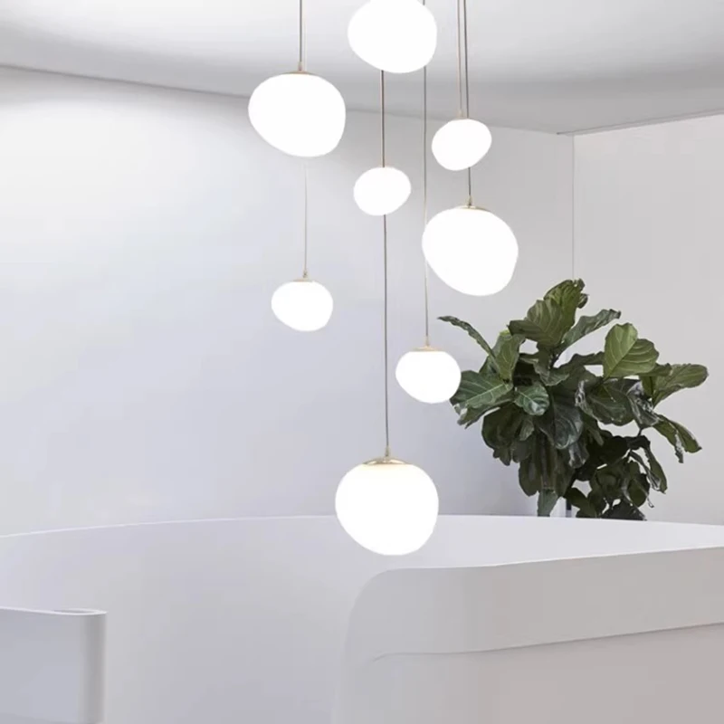 

Nordic Home Decor Dining Room Pendant Lamp Lights Indoor Lighting Stair Lamp Hanging Light Chandelier Lamps For Living Room