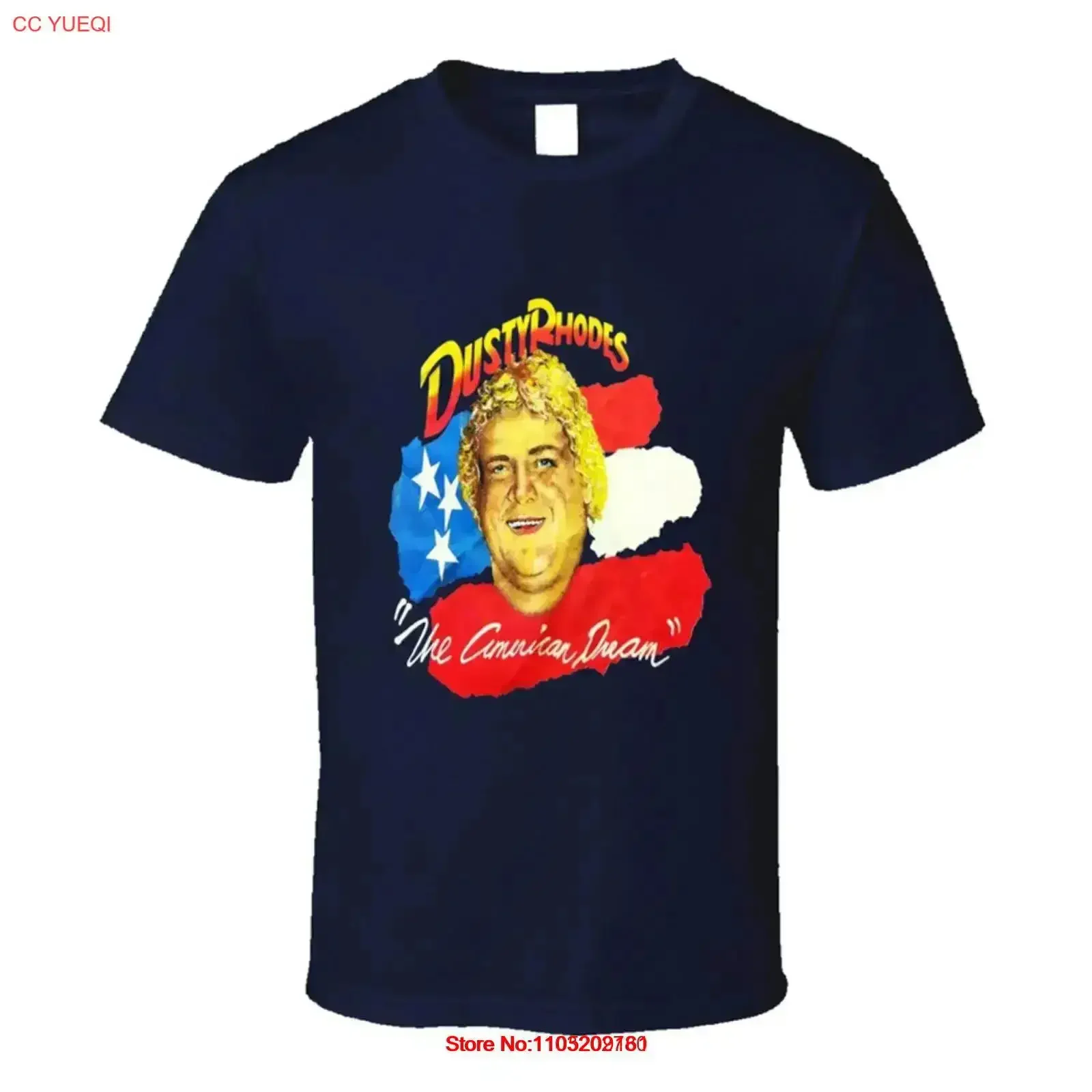 

Dusty Rhodes The American Dream Wrestling T Shirt vintage Washed homme designer clothes Comfortable streetwear graphic Stylish
