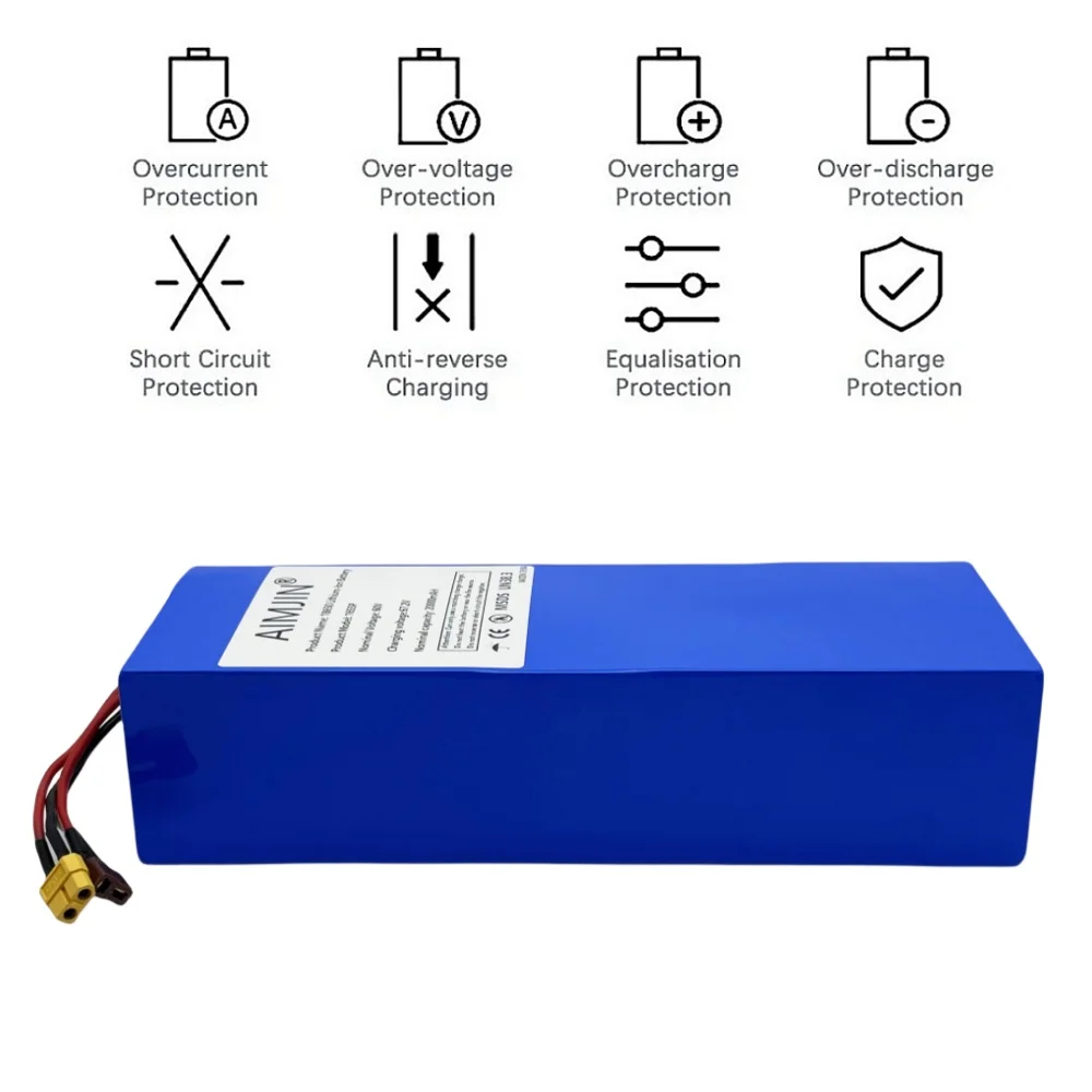 16S5P 60V 20000mAH Li-ion Battery high-power suitable for Motorcycle, scooter, Bicycle MotorReplace battery