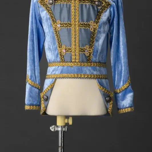 남자 코트 로얄 프린스 자켓 중세 빅토리아 자켓 블루 밀리터리 자켓 벨 가운 코트