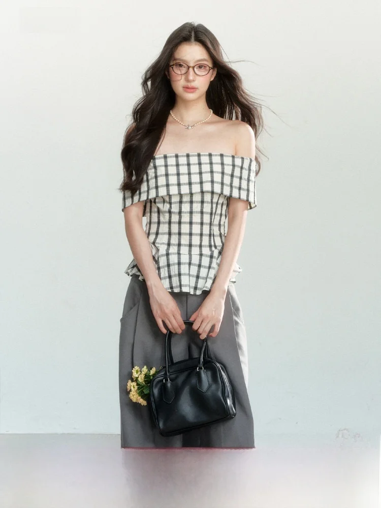 

Жилет 7iftin оригинального дизайна, летний, в клетку, облегающий, с узором, женская модная верхняя одежда из полиэстера