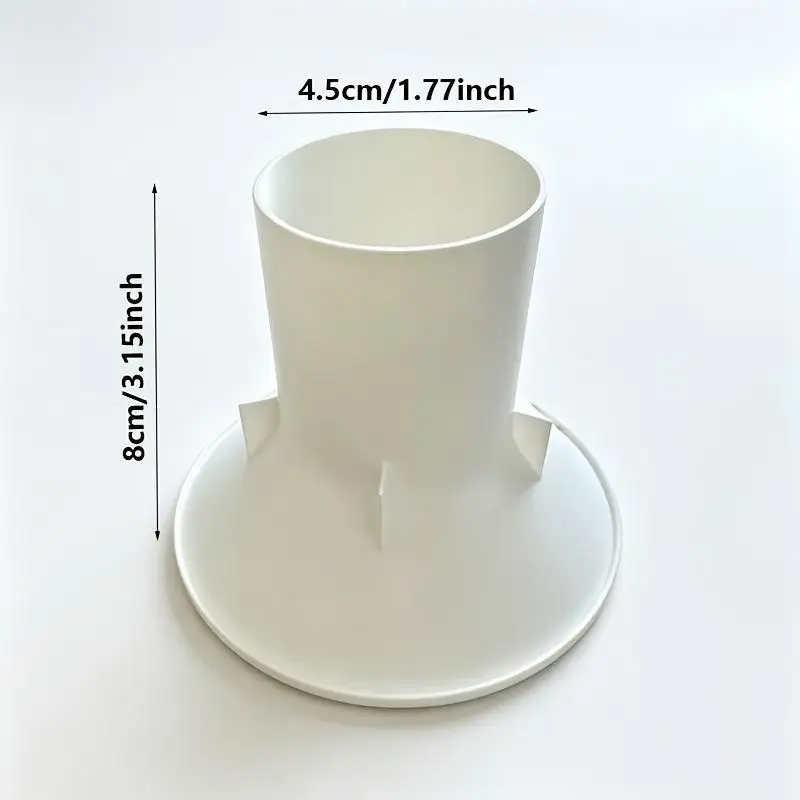 Heavy Duty 45mm Dishwasher Salt Funnel Water Softener Anti Spill Filling Tool For Dishwasher Maintenance Durable Plastic